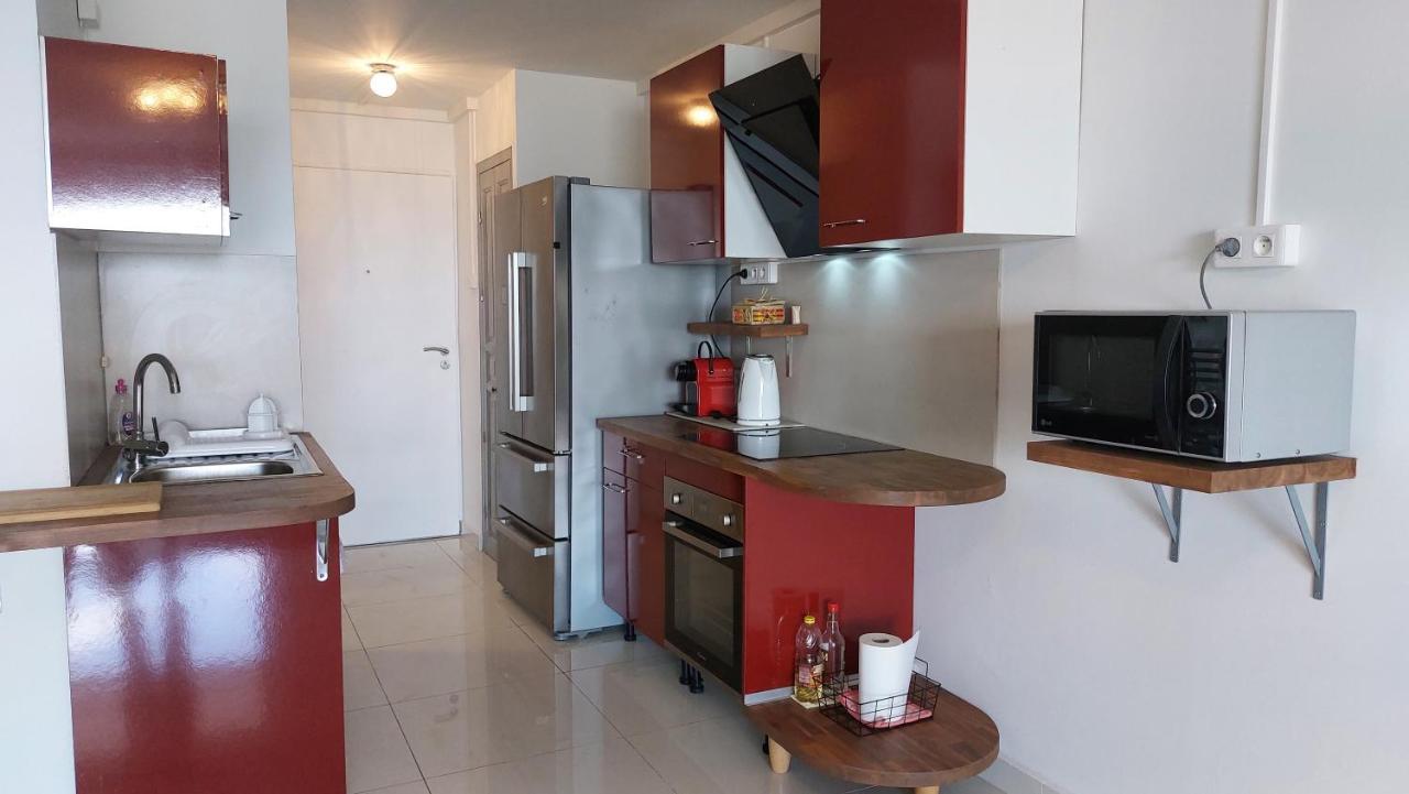 Appartement Pieds Dans L'Eau Vue Mer Acces Plage Et Piscine Marigot  Esterno foto