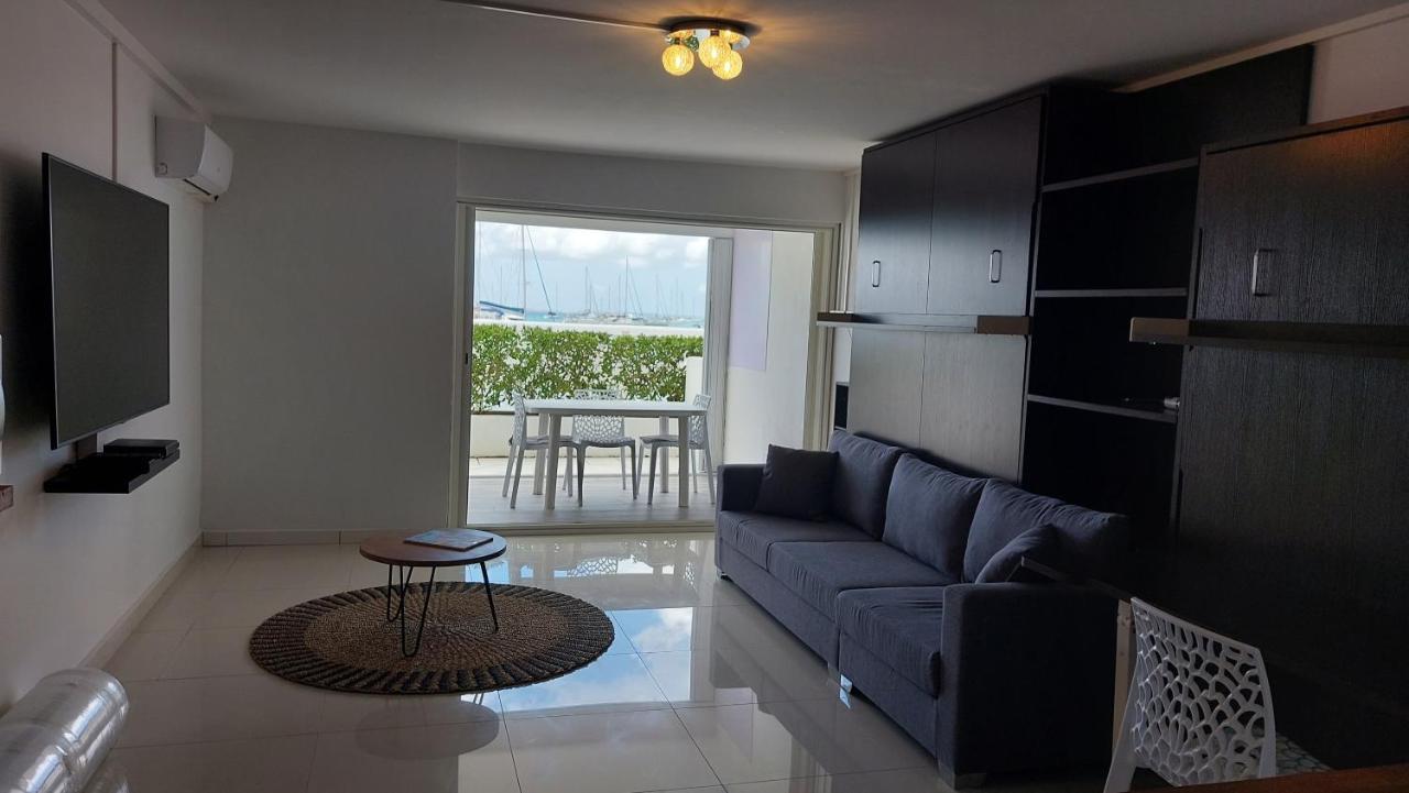 Appartement Pieds Dans L'Eau Vue Mer Acces Plage Et Piscine Marigot  Esterno foto