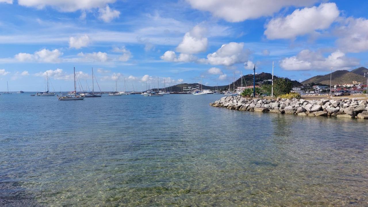 Appartement Pieds Dans L'Eau Vue Mer Acces Plage Et Piscine Marigot  Esterno foto