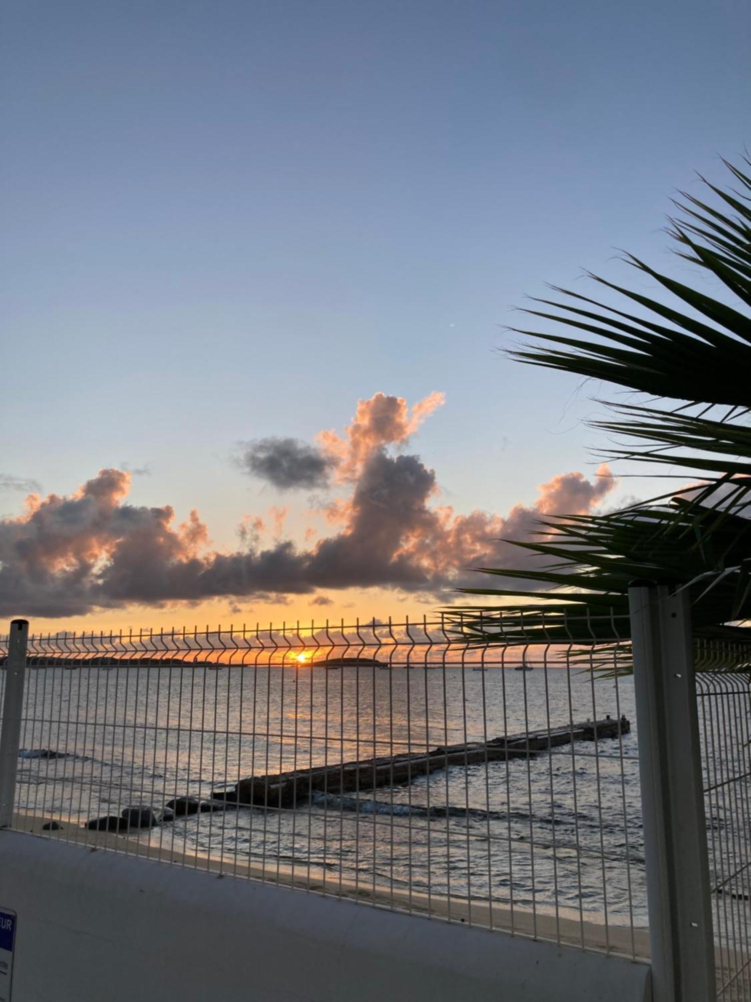 Appartement Pieds Dans L'Eau Vue Mer Acces Plage Et Piscine Marigot  Esterno foto